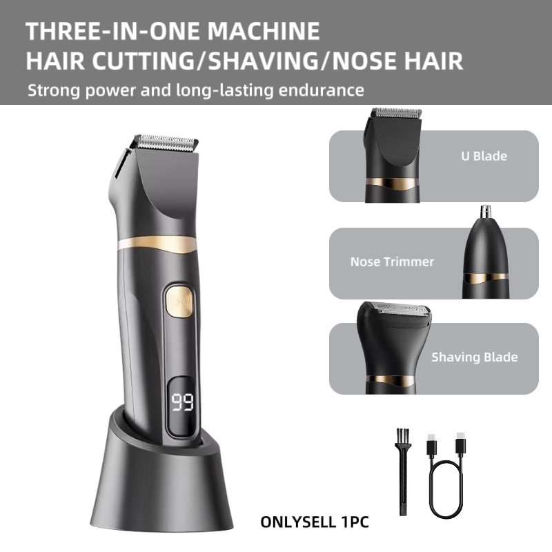 Mens Grooming Travel Kit - Ensemble de toilettage électrique pour la