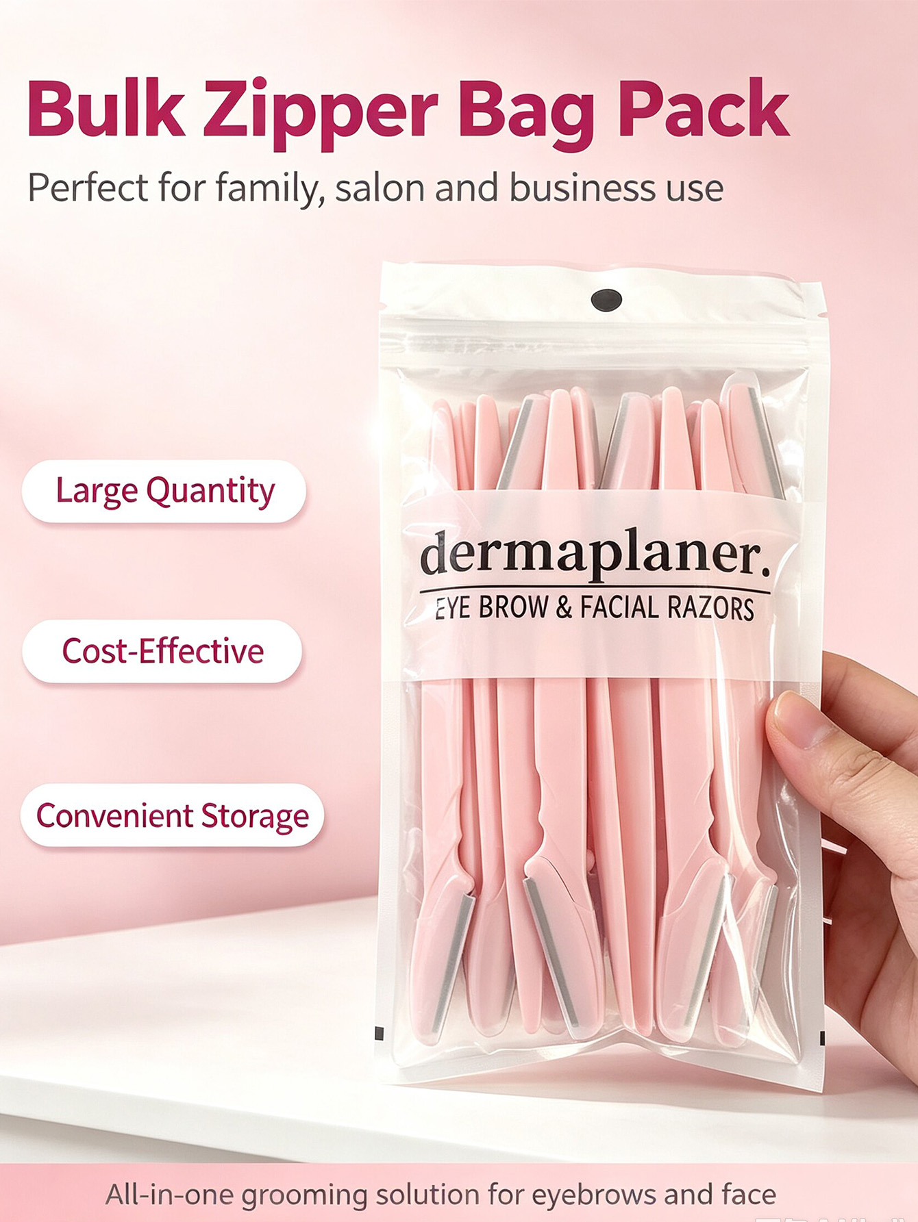 Body Trimmer - Ensemble de rasoirs pour sourcils en