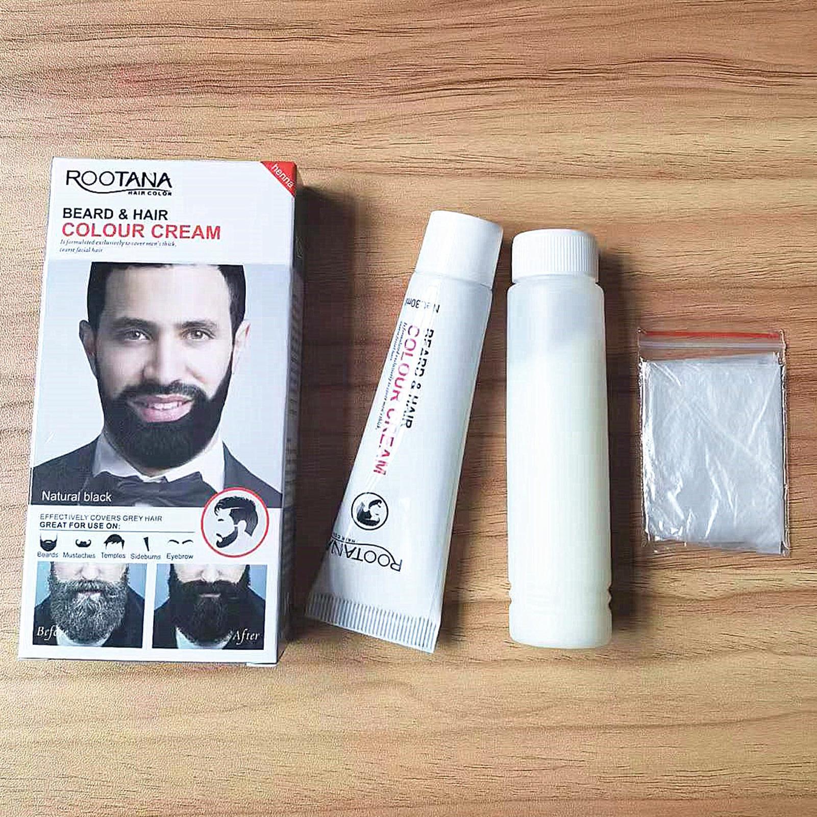 Shaving Cream - Teinture à Barbe pour Hommes 60ML,