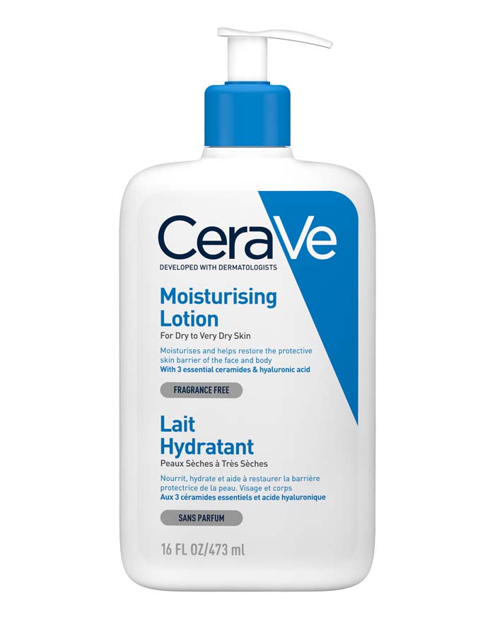 Hair Clipper - Lotion hydratante CeraVe pour peaux sèches