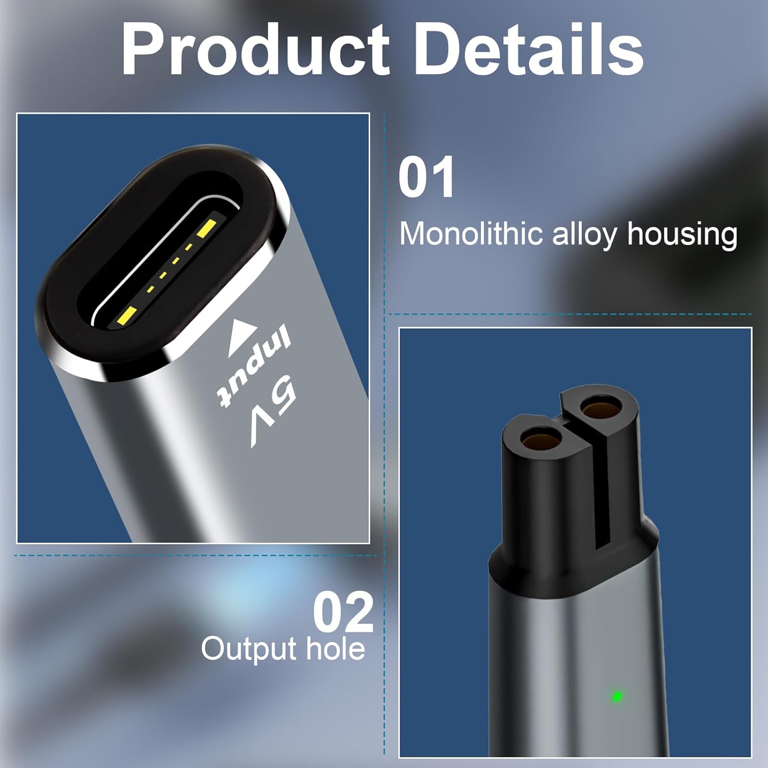 Brangdy 5V type-c adaptateur d - Beard Trimmer avis et prix