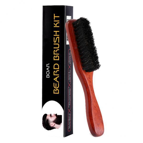 Brosse à barbe en bois souple, - Mens Grooming Travel Kit avis et prix