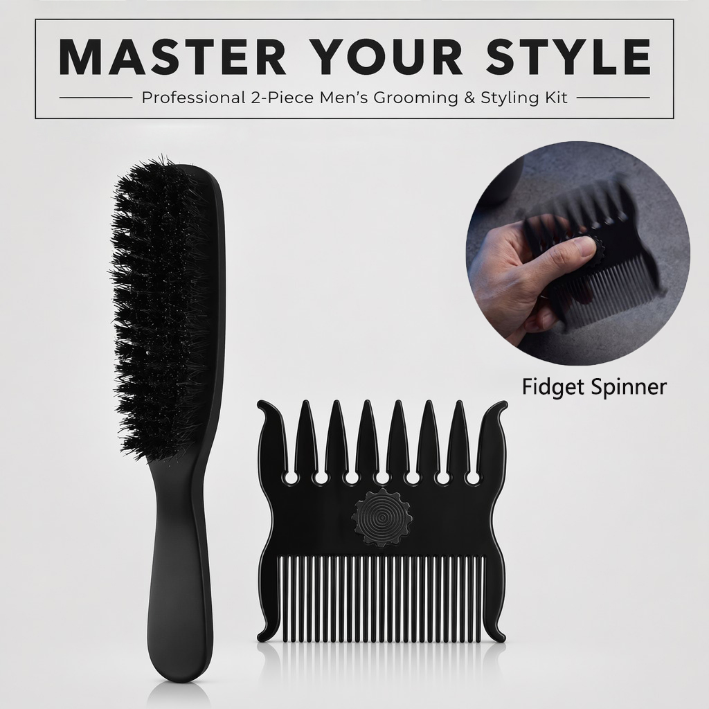 Ensemble de 1/2 peignes à chev - Men'S Grooming Hairstyles avis et prix