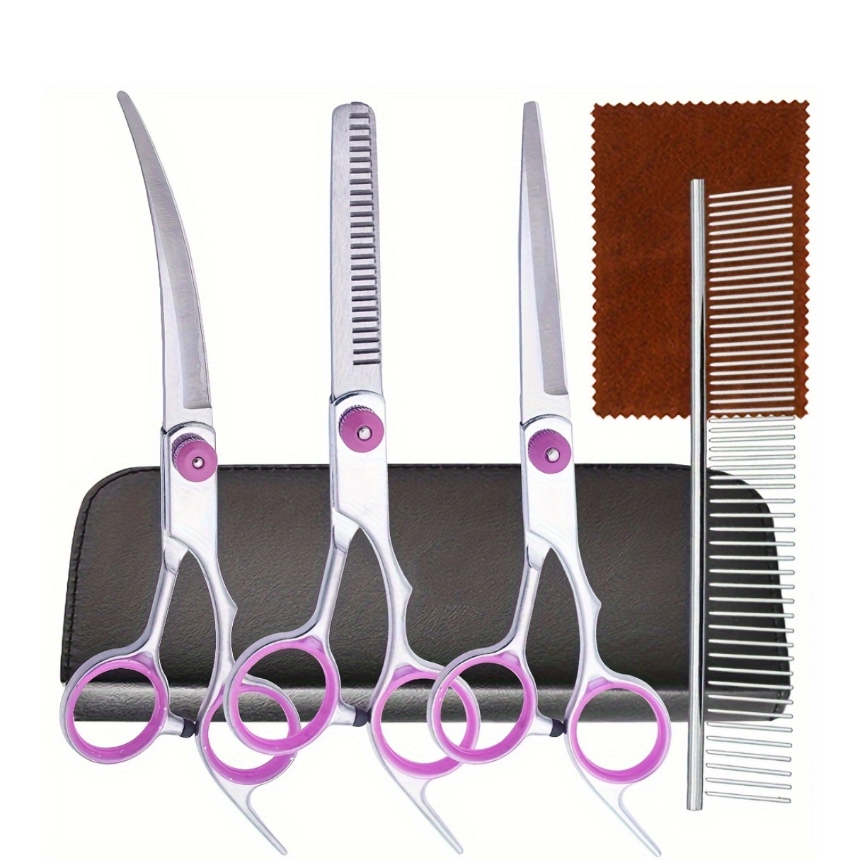 Ensemble de 5 ciseaux professi - Grooming Scissors avis et prix