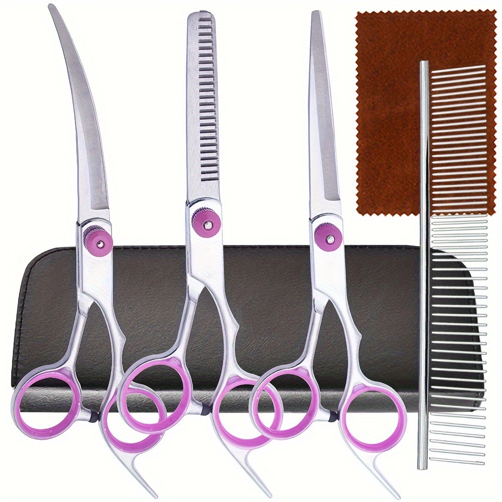 Ensemble de 5 ciseaux professi - Grooming Scissors avis et prix